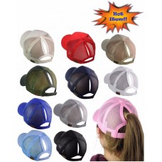 Summer NEW PonytailBaseball Cap Mujer Messy BunBaseballHatSnapback Hat  eb-54572526